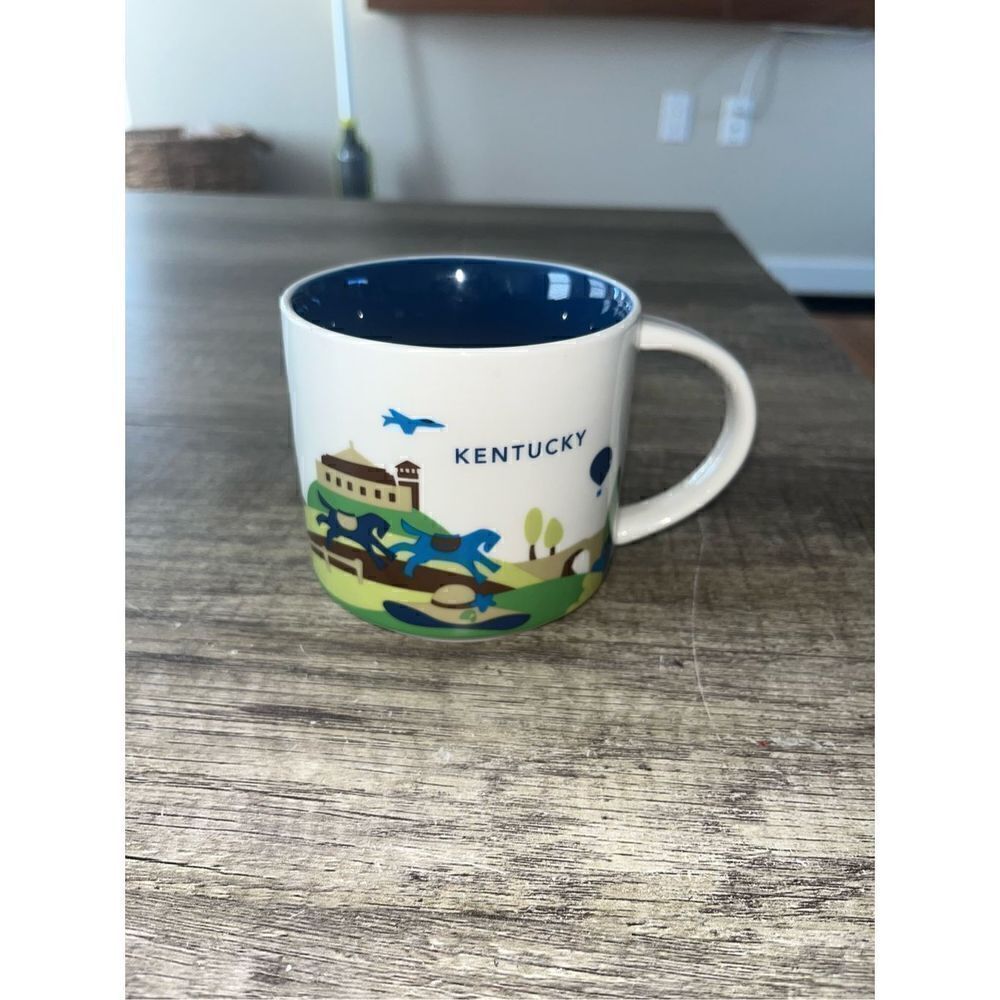 Starbucks KENTUCKY "You Are Here" Collection 14 oz Ceramic Coffee Mug (2015)
